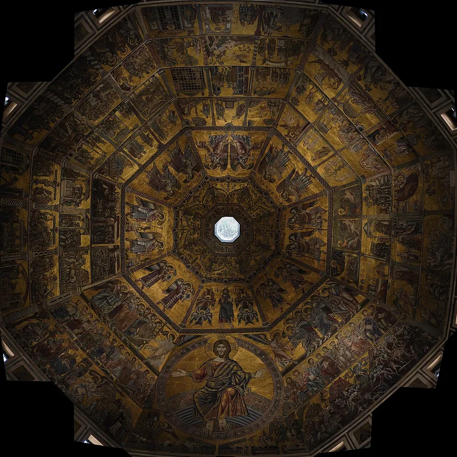 The Florence Baptistery, used by Brunelleschi to demonstrate perspective