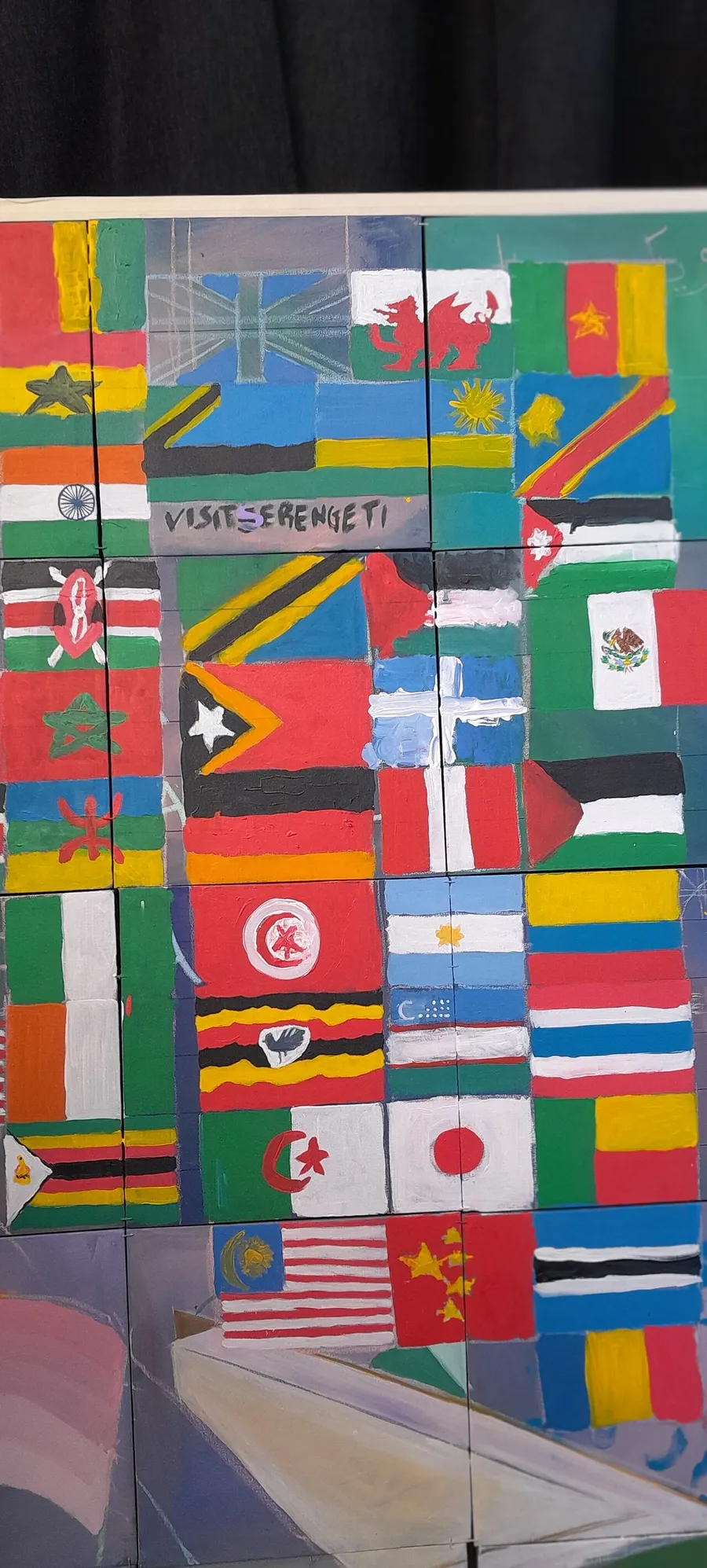 A map of Africa showing its many countries and borders