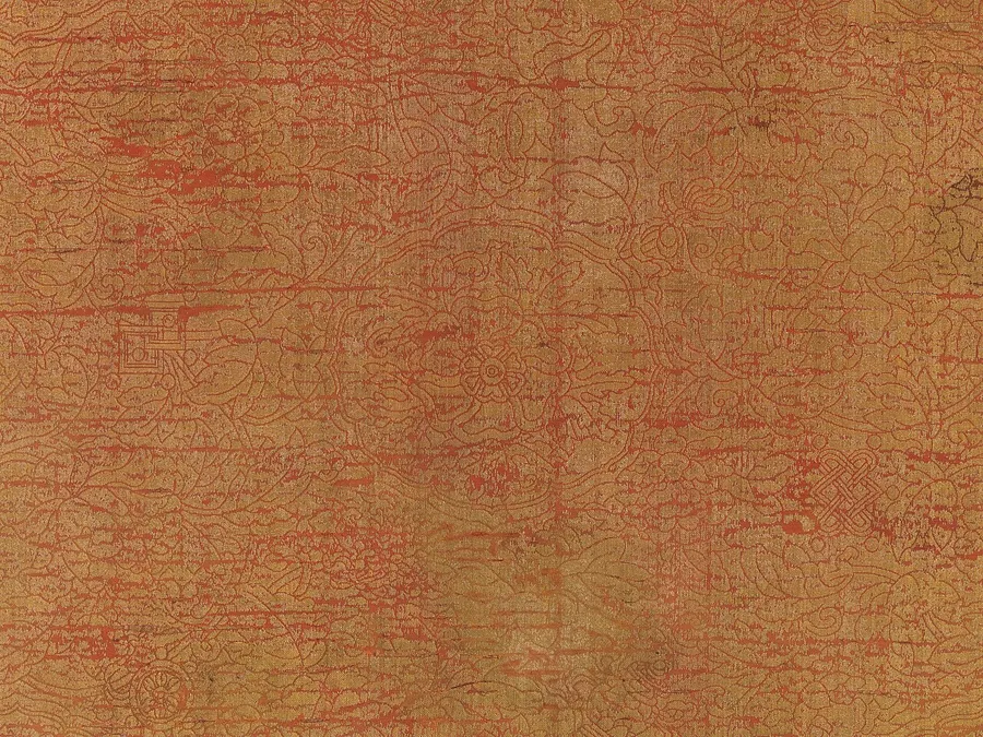 Lengths of fine, colourful Chinese silk cloth
